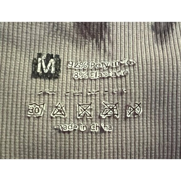 Butt Lifting Full Length Active Leggings Sz Medium Womens Tie Dye Black & Grey A - Picture 5 of 10